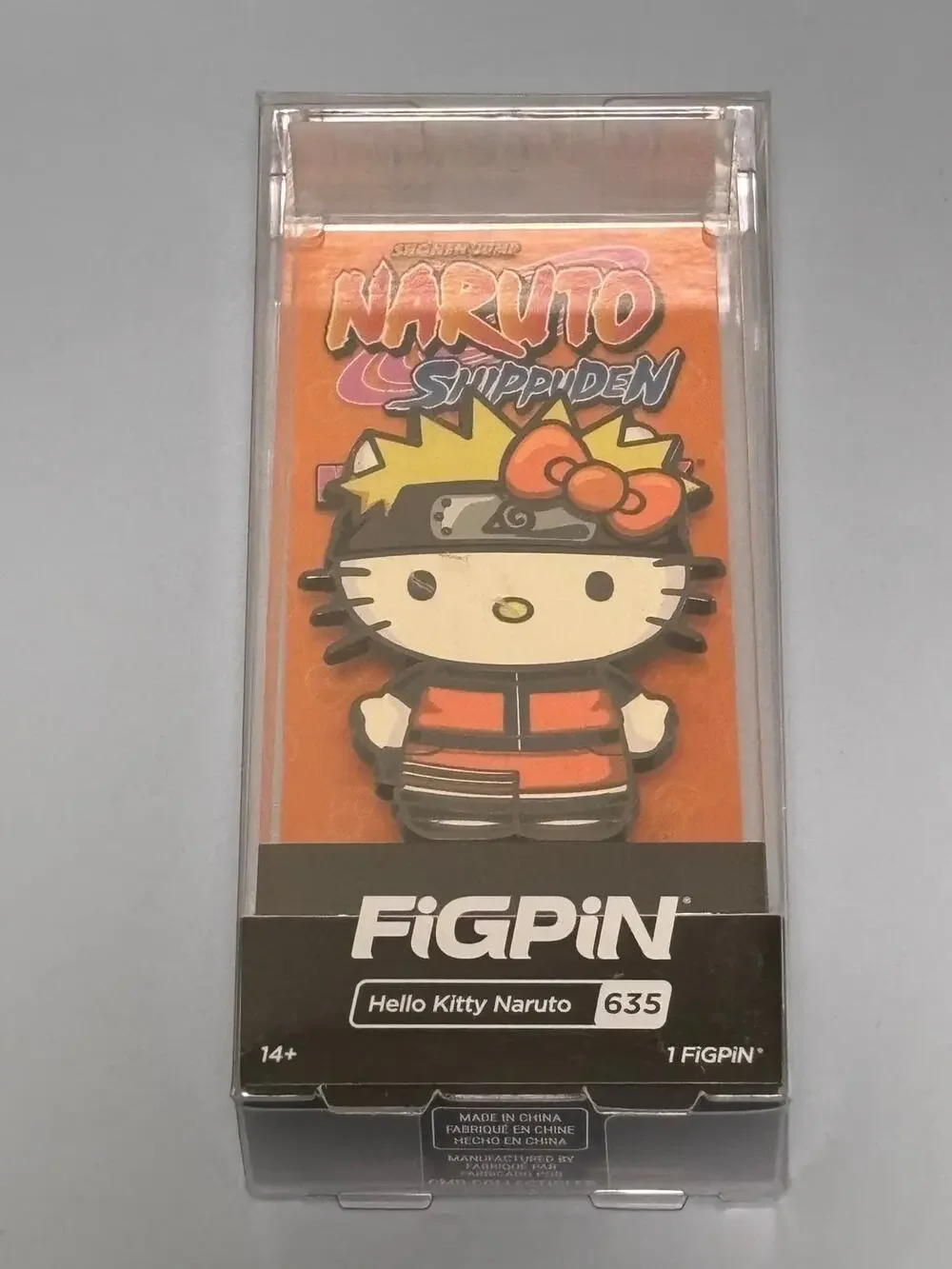 FiGPiN Classic Hello Kitty Naruto #635 Naruto Shippuden x Hello Kitty and Friend
